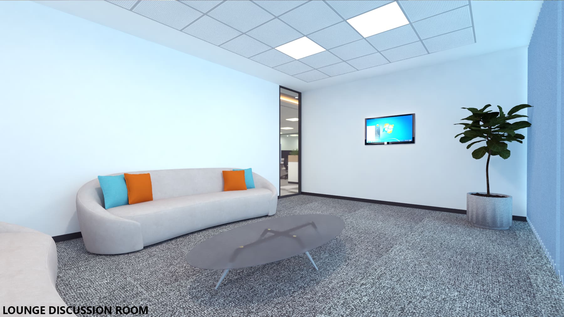 LOUNGE DISCUSSION ROOM VIEW 2