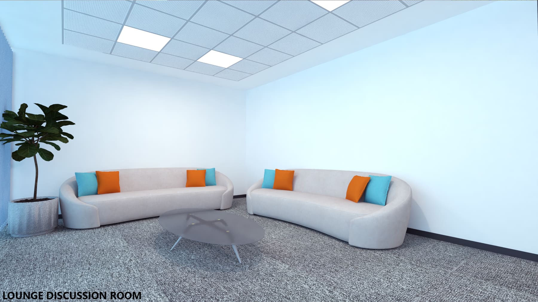 LOUNGE DISCUSSION ROOM VIEW 1